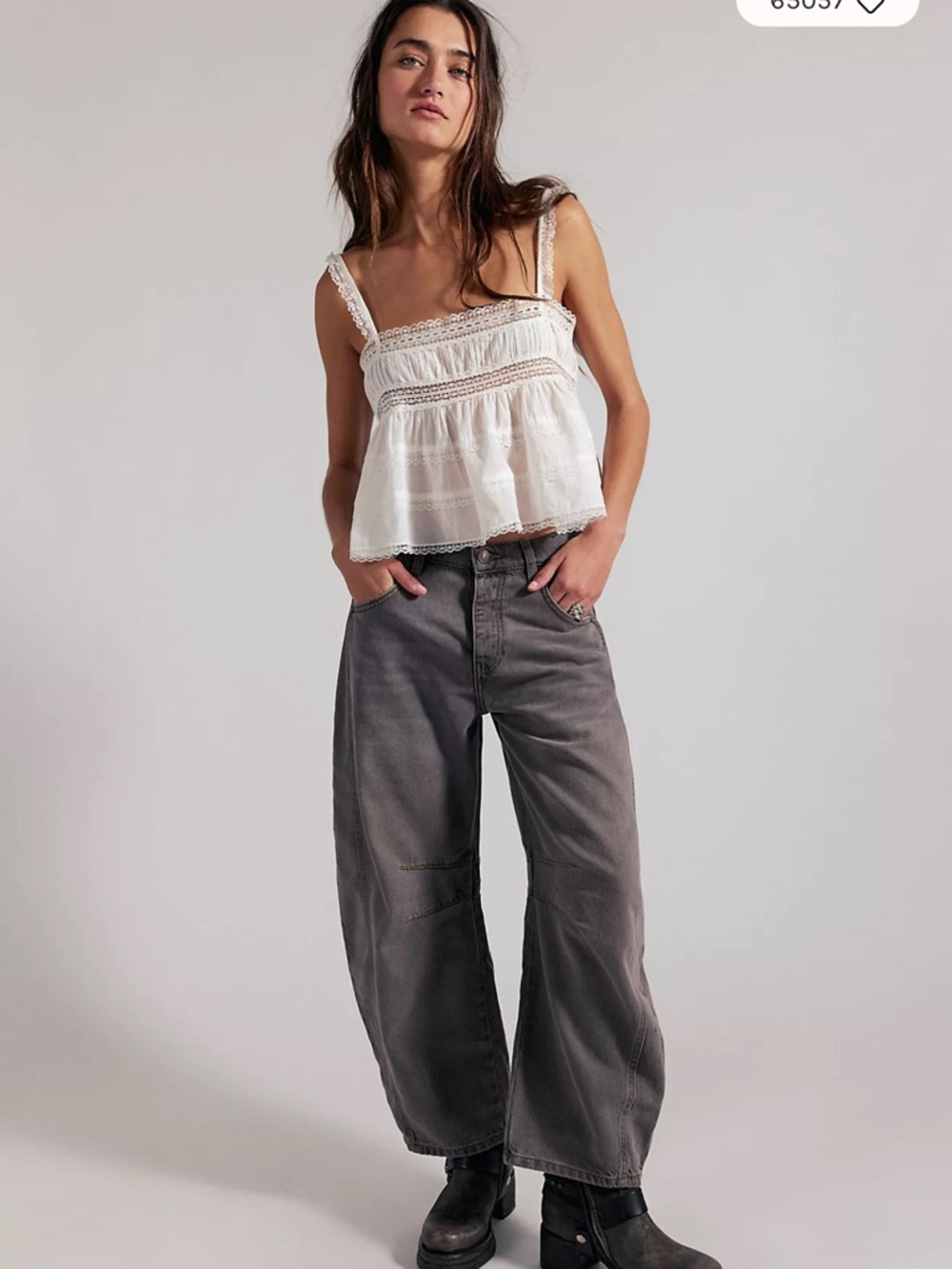 We The Free Good Luck Barrel Jeans